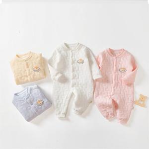 Nouveau-né Bébé Automne Combinaison Printemps Body pour Garçons Filles Manches Longues Grenouillère Bébé - Product Image 1