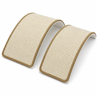 Grattoir à chat en sisal naturel, grattoir à chat incurvé et arqué, grattoir à chat en sisal tissé durable, vente en gros