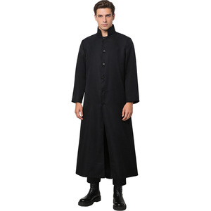 Conjunto de Gabardina Neo Negra, Chaqueta Larga y Pantalones, Disfraz de Cosplay para Videojuegos y Anime, Primavera 2026, The Matrix 4 - Product Image 1