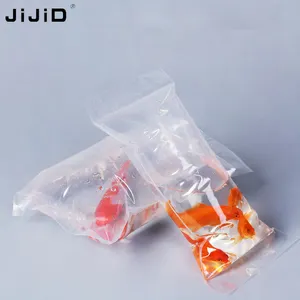 JIJID Promotional Seafood Aquarium Oxygen Air Cushion Shockproof Clear Plastic Bag Live Fish Shrimp Oxygen Takeout Packaging Bag