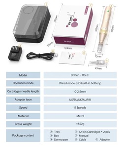 Drpen <span class=keywords><strong>M5</strong></span> Aplicador de Suero, Lápiz de Microagujas, <span class=keywords><strong>Dr</strong></span> <span class=keywords><strong>Pen</strong></span>, Herramienta Diaria Personal Todo en Uno para el Cuidado de la Piel, Equipo de Belleza, Lápiz para Piel Opaca - Product Image 4