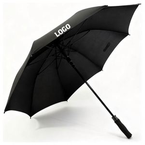 Promotional Cheap Wholesale Semi-automatic Straight Branded <b>WindProof</b> Golf <b>Umbrellas</b> with Printing logo - Product Image 1