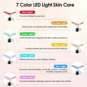Appareil de beauté portable multifonctionnel pour le visage et le cou, avec chaleur, vibrations et fonction de massage, modèle pour la maison - Product Image 3