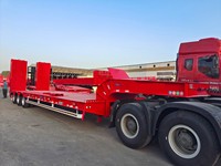 Semi-remorque surbaissée Dolly 50-80 tonnes, ultra-basse, avec rampe et treuil pour camions