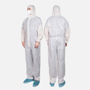 맞춤형 전신 보호복 산업 안전복 정전기 방지 SMS 5/6 보호용 일회용 PPE 커버올 - Product Image 1