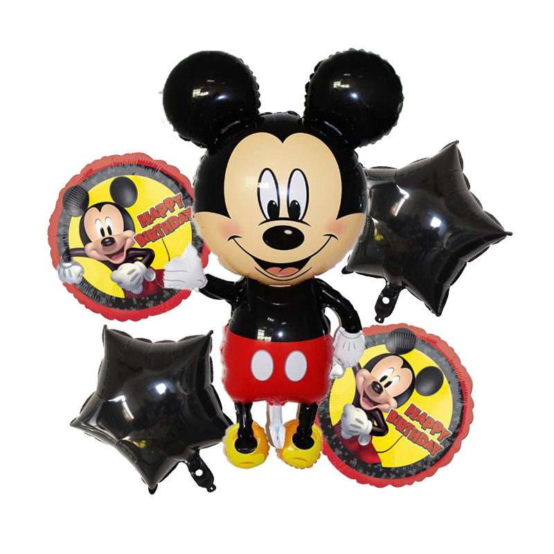 Toyland 35 Giant Batman Foil Balloons - Jumbo Party Balloons For Kids Birthday Decorations