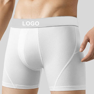 Calzoncillos para hombre con bolsa de bola en forma de Y, malla de pierna larga, transpirable, deporte, soporte para gimnasio, calzoncillos para hombre, ropa interior de alta calidad - Product Image 1