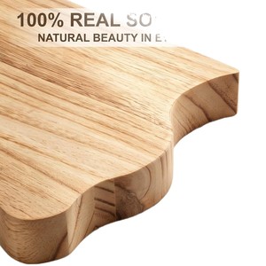 Wooden Floating Shelf For <b>Wall</b> <b>Display</b> With Natural Edge Design For Living Room Bedroom Storage Rack - Product Image 5