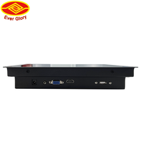 Haute luminosité 10.1 pouces avant IP65 étanche EETI capacitif 10 points de contact moniteur tactile à cadre ouvert