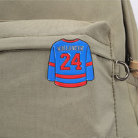 Set Pin Enamel Jersey Kustom Gaya Olahraga Bros Lencana Untuk Penggemar Dan Kolektor