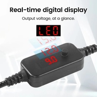 Câble de suralimentation USB Type C vers DC 5V/9V/12V/15V/20V – Convertisseur de tension