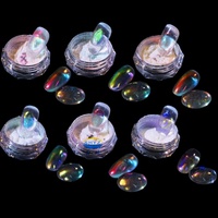 SHYZ Holographique Caméléon Vernis À Ongles Paillettes Cosmétique Flocon Pigment pour des Effets Visuels Améliorés