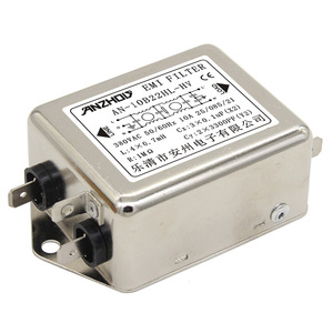 ตัวกรอง EMI อันโจว 380VAC 10A โมดูลกรองสัญญาณรบกวนแบบคอมมอนโหมด - Product Image 1