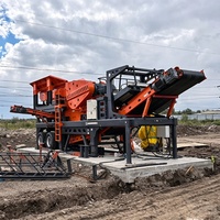 Station de concassage à mâchoires mobiles sur roues 90-150t/h, installation de concassage primaire montée sur pneus pour granit, basalte, pierre de rivière