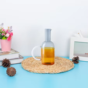 <span class=keywords><strong>Carafe</strong></span> à <span class=keywords><strong>eau</strong></span> en verre personnalisée gris et ambre, pichet, bouilloire pour l'<span class=keywords><strong>eau</strong></span> - Product Image 4