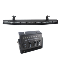 YUANHAO - Luces de Emergencia para Visera de Coche de 1 W, Lente de PC, Luz de Advertencia LED de Alta Potencia, Barra de Luces LED Estroboscópicas para Interior de Coche