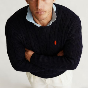 Suéter de Punto de Cuello Alto para Hombre, Calidad Original, Altamente Recomendado, con Logotipo <span class=keywords><strong>Pl</strong></span>, Sí, con Logotipo - Product Image 4