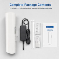Pont sans fil extérieur WB5830G 58 GHz Point-à-multipoint Wi-Fi 5 (802.11an) Connectivité étanche et anti-poussière longue portée