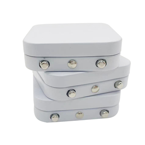 2025 nóng nhất trẻ em kháng <span class=keywords><strong>Mini</strong></span> vuông hộp thiếc cho Bạc Hà kẹo tùy chỉnh in xách tay vuông CR <span class=keywords><strong>tin</strong></span> với nút kim loại & chèn - Product Image 3