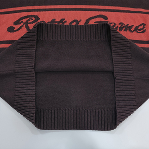 Custom Logo Golf Wear Pullover Jacquard <strong>Sweater</strong> Unisex Oversize School Plus Size Polo Neck <strong>Knit</strong> <strong>Sweaters</strong> Jumpers for Men - Product Image 6