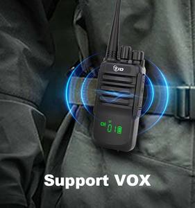 Radio Bidireccional Portátil TID TD-V38 con Bluetooth, Programable, Analógico Profesional VHF/UHF, 2500mAh, Larga Duración en Espera, Walkie Talkie para Exteriores - Product Image 5