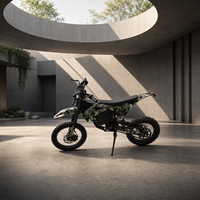 Moto électrique tout-terrain 3000W avec moteur sans balais, pneus avant 17'' et arrière 14'', moto de course électrique