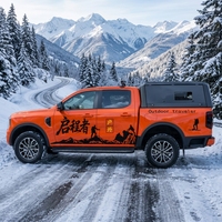 Coque de camionnette étanche et verrouillable, compatible avec Hilux Tacoma F150 Ranger
