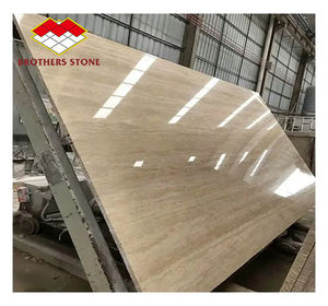 Carrelages de sol en marbre beige tavertine en pierre naturelle, marbre travertin beige à bas prix, marbre beige pour table à manger - Product Image 3