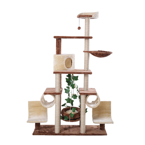 Muebles de gato grande árbol con hamaca con rascador de Sisal Post y gato de la <span class=keywords><strong>casa</strong></span> del árbol - Product Image 1
