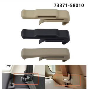 Ceinture de sécurité Winning Path Point pour voiture, boucle noire et beige en plastique, pour Toyota Prado Land Cruiser Highlander - Product Image 4