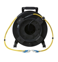 Connecteur à fibre optique en métal noir Skylynn, étanche, enroulable, pour système de gestion de câbles FTTH, SC/FC/ST/LC