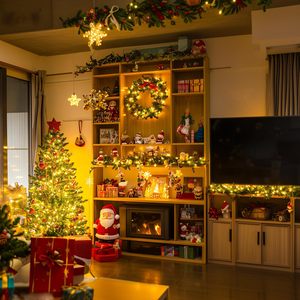Guirlande lumineuse VANTUR 100M 600 LED avec télécommande, étanche IP44, blanc chaud, pour Noël, fêtes, intérieur/extérieur, mariage - Product Image 5
