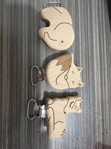 Rockmore — attache-<span class=keywords><strong>sucette</strong></span> de dentition en bois de hêtre, motif Animal, pour bébé - Product Image 3