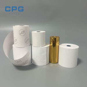 Papier de reçu durable pour terminal de parking 80x70mm 70gsm faible poussière résistant à la décoloration par la lumière - Product Image 1