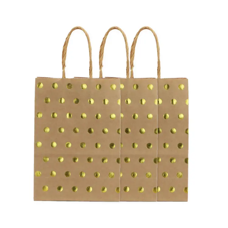 High quality Kraft paper bags best sanitary printing paper gift bags