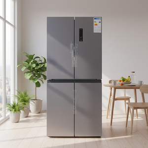 Réfrigérateur électrique en acier inoxydable à 4 portes, capacité de <span class=keywords><strong>500</strong></span>-599 L, sans givre, usage domestique, certifié <span class=keywords><strong>CB</strong></span> - Product Image 1