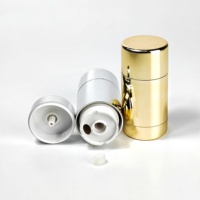 5 15 25 30 50 75ml wadah deodoran kosong buatan kustom stik botol kosmetik plastik daur ulang silinder
