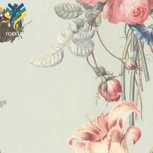 Impresión de flores personalizada decoración <span class=keywords><strong>interior</strong></span> del hogar papel pintado floral vintage papel de pared mural 3D - Product Image 4