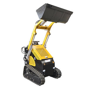 Carregadeira Mini Diesel Portátil sobre Rodas com Esteira, Capacidade de 500kg, 700kg, 850kg, 950kg com Balde para Rocha - Product Image 1