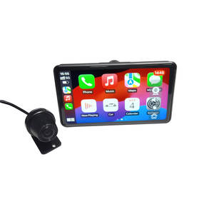Navegador para Motocicleta H752 de 5 Pulgadas con Pantalla IPS, Cámara Frontal IPX8, Carplay Inalámbrico - Product Image 1