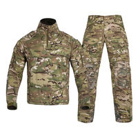 Ensemble de combinaison respirante pour homme, vêtements de sécurité A6, uniforme tactique, fermeture éclair imperméable, vêtements de chasse pour les sports de plein air