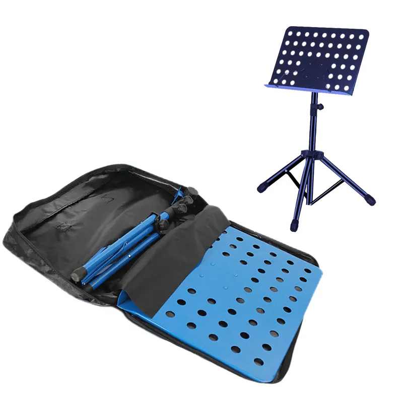 Portable Folding Black Durable Musical Instrument Accessories Music Stand Storage Handbag Bag For Matching Sheet Music