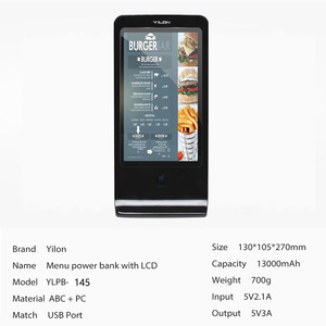 เมนู<span class=keywords><strong>พา</strong></span><span class=keywords><strong>ว</strong></span><span class=keywords><strong>เวอร์</strong></span><span class=keywords><strong>แบงค์</strong></span>พร้อมจอแสดงผลวิดีโอโฆษณา LCD, แบตเตอรี่ลิเธียมในตั<span class=keywords><strong>ว</strong></span> 13000mAh, สถานีชาร์จโทรศัพท์มือถือ 3 พอร์ต USB - Product Image 6
