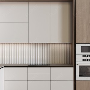 Trung Quốc phổ biến nhà bếp nhỏ thiết kế hiện đại bếp nhỏ Set <span class=keywords><strong>melamine</strong></span> tủ bếp giá rẻ - Product Image 4