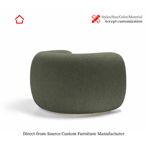 Set di Divani Minimalista di Lusso Leggero Personalizzabile Moderno Design Modulare in Tessuto per Arredamento Soggiorno di Villa - Product Image 3