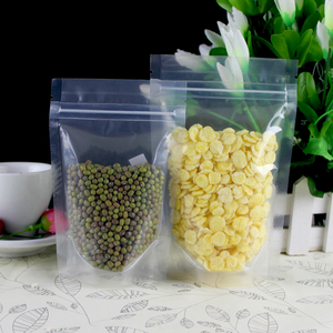 Fabbrica direttamente Custom con chiusura a Zip in plastica per uso alimentare autosigillante per imballaggio alimentare sacchetto con cerniera trasparente Stand up sacchetti - Product Image 5