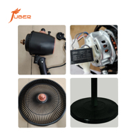 Ventilateur sur pied multi-spécifications à hauteur réglable, puissant, pour la circulation de l'air dans toute la pièce