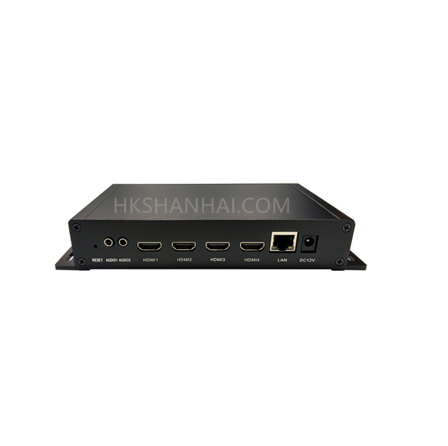 4-Port HD MI Switch 4K Video Encoder Webcast Streaming Device RTMP SRT 2-Channel Monitoring Connected NVR Electronic Components