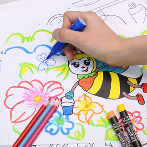 Set d'arte di vendita caldo per bambini giocattolo antidolorifico per bambini pennarelli per pittura fai da te artigianato 4 <span class=keywords><strong>tutti</strong></span> i pennarelli - Product Image 3