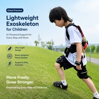 Assistance robotique tactique pour enfants - Aide à la marche pour les aventures en plein air, avec IA avancée pour l'adaptation de la marche, pliable et légère